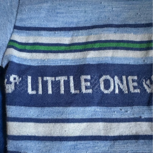 Health-tex 70’s Vintage Baby Blue Striped Soft Shirt and Shorts - Picture 7 of 12